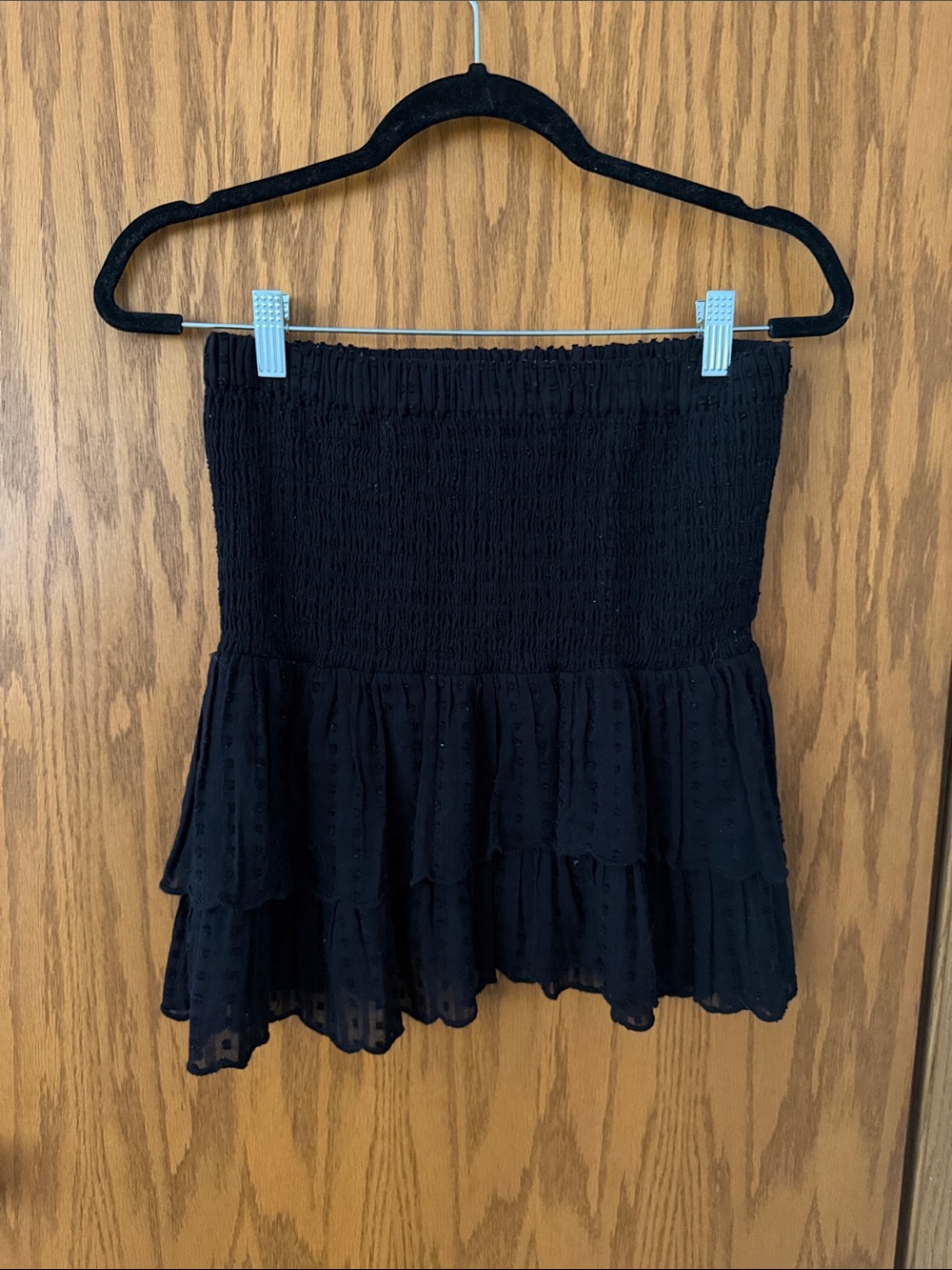 Isabel Marant Smocked Mini Skirt - Black